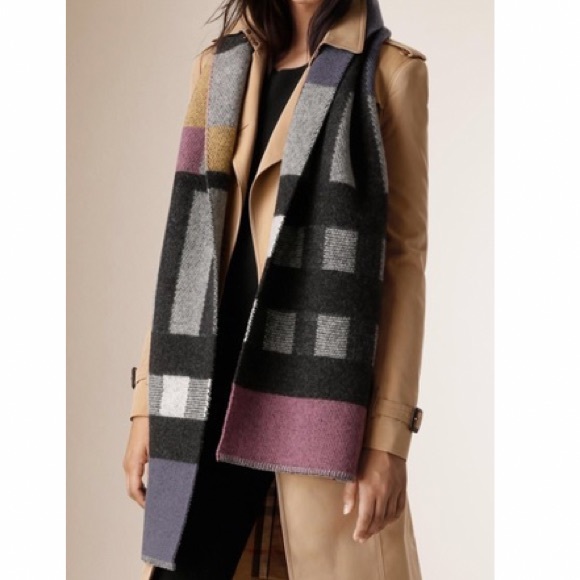 Burberry Accessories - Burberry check mega Scarf.